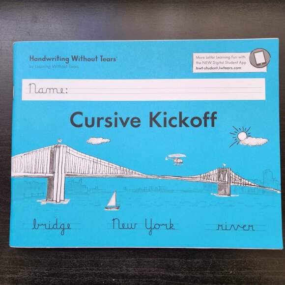 NEW Handwriting Without Tears Cursive Kickoff Student Workbook Writing English - Picture 1 of 16